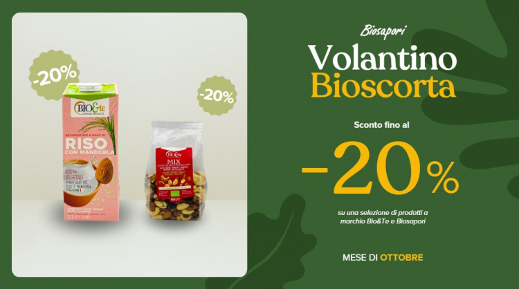 VOLANTINO BIOSCORTA OTTOBRE 2025 VOLANTINO BIOSCORTA OTTOBRE 2025