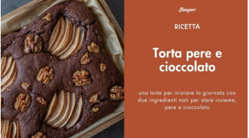 TORTA PERE E CIOCCOLATO