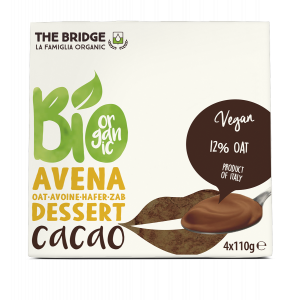 DESSERT AVENA CACAO 4X110gr - THE BRIDGE