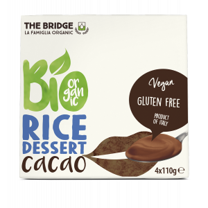 DESSERT RISO CACAO 4X110gr - THE BRIDGE
