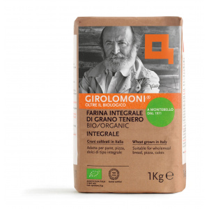 FARINA INTEGRALE DI GRANO TENERO 1kg - GIROLOMONI