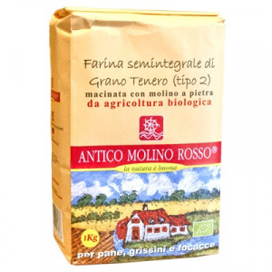 FARINA DI GRANO TENERO SEMINTEGRALE 1kg - ANTICO