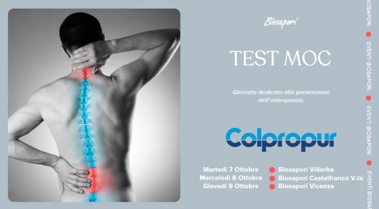 COLPROPUR - GIORNATA TEST SULLA PREVENZIONE DELL'OSTEOPOROSI