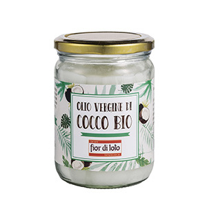 OLIO DI COCCO VERGINE 410gr - FIOR DI LOTO