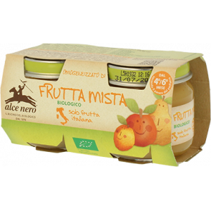 Biosapori - OMOGENEIZZATO DI FRUTTA MISTA 2x80gr - ALCE NERO