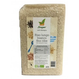 RISO LUNGO BIANCO FINO 1kg - BIOSAPORI