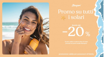 PROMOZIONE SU TUTTA LA LINEA DI SOLARI 