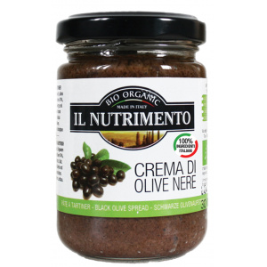 CREMA DI OLIVE NERE 130gr - IL NUTRIMENTO