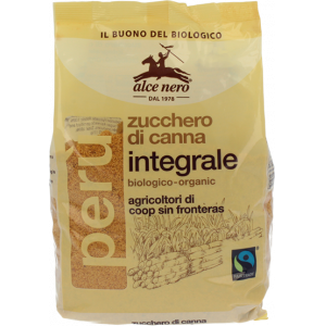 ZUCCHERO DI CANNA PERU' 500gr - ALCE NERO