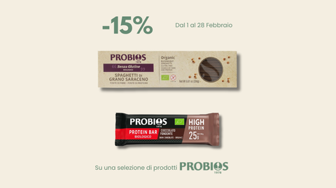 Probios -15% su una selezione di articoli