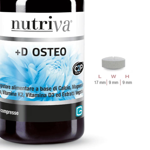 +D OSTEO 60cps. NUTRIVA