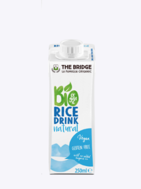 RICE DRINK NAT 250ml BRIDGE