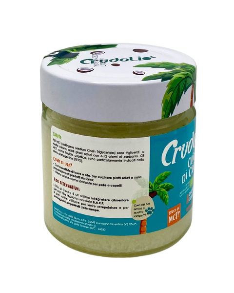 OLIO DI COCCO DEO 200ML.CRUDOLIO