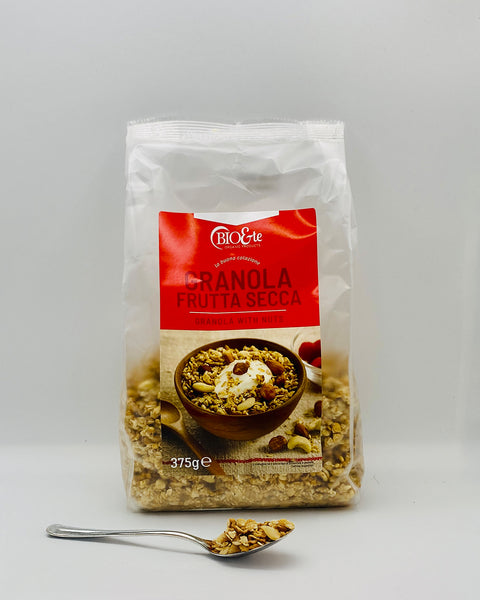 GRANOLA FRUTTA SECCA 375G.BIO&TE