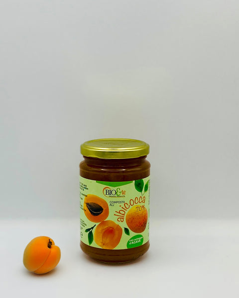 COMPOSTA ALBICOCCA C/AGAVE 320g.BIO&TE