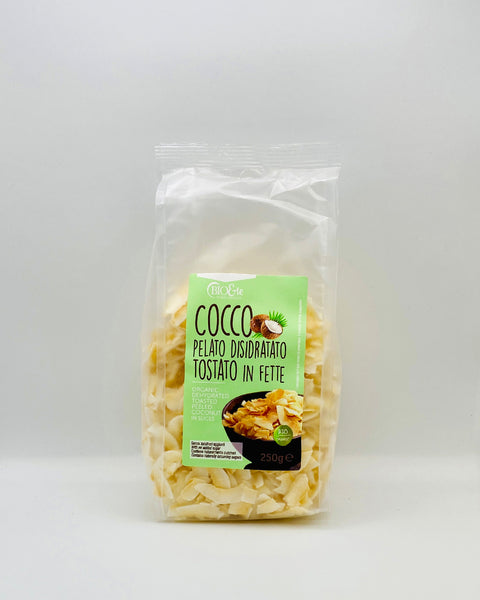CHIPS DI COCCO TOSTATE 250G.BIO&TE