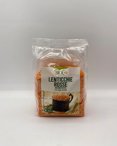 LENTICCHIE ROSSE DEC. 400G.BIO&TE
