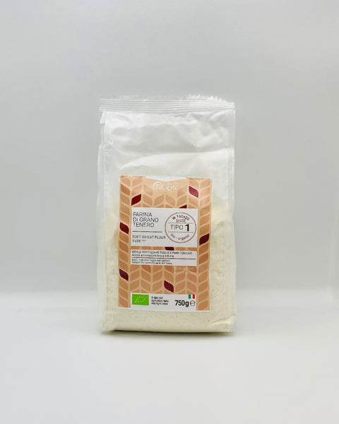 FARINA GR.TENERO TIPO 1 750g.BIO&TE