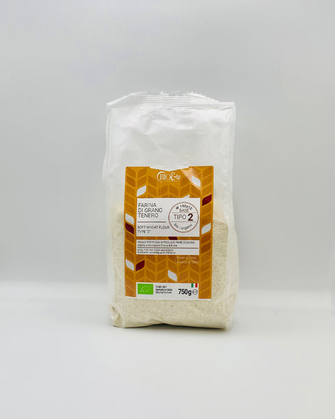 FARINA GR.TENERO TIPO 2 750g.BIO&TE
