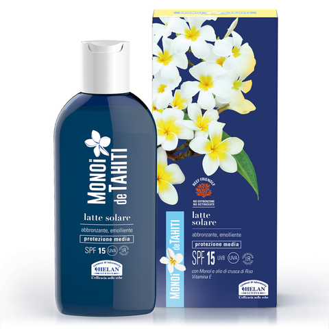 MONOI LATTE SOLARE SPF15 200ml.HELAN