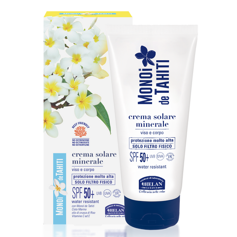 MONOI CREMA SOLARE VISO/CORPO SPF50+ 125ml.HELAN