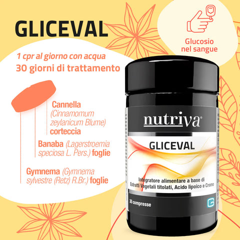 GLICEVAL 30cps. NUTRIVA
