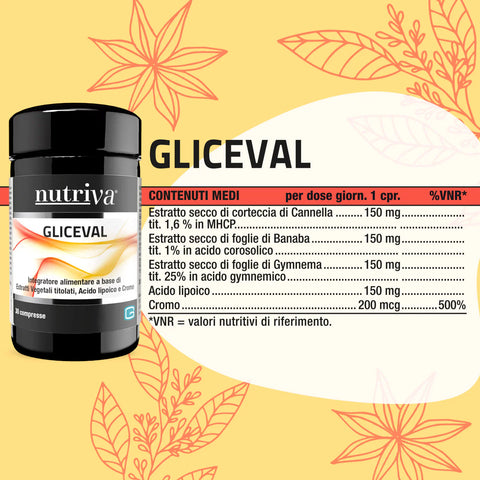 GLICEVAL 30cps. NUTRIVA