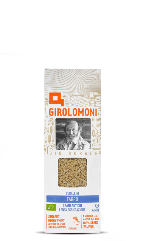 CORALLINI BIAN.FARRO 500G.GIROLOM