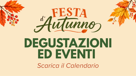 degustazioni ed eventi festa d'autunno calendario ottobre 2026